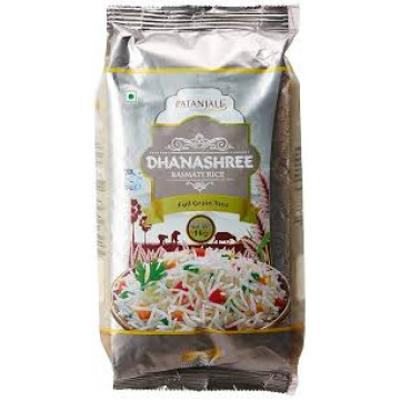 PATANJALI DHANASHREE BASMATI FULL GRAIN RICE 1 KG